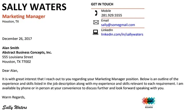 37770 cover letter marketing manager 6
