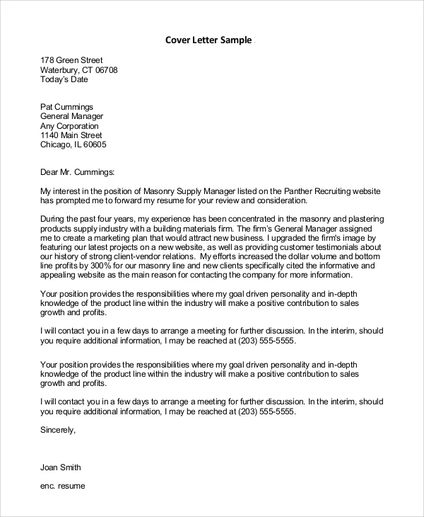 37776 marketing cover letter