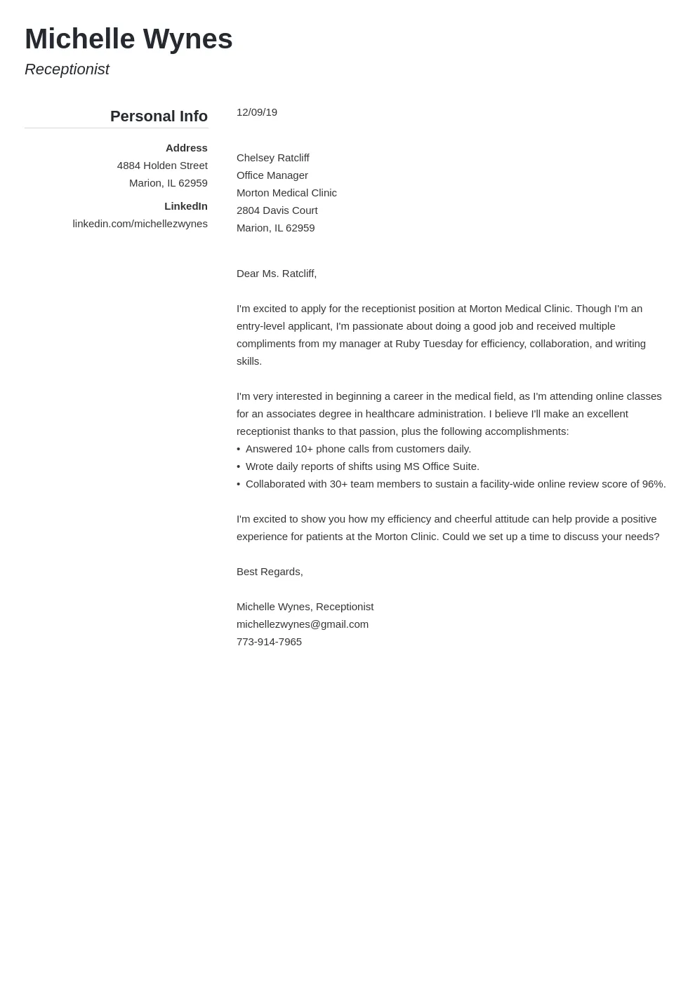 37778 cover letter formatting