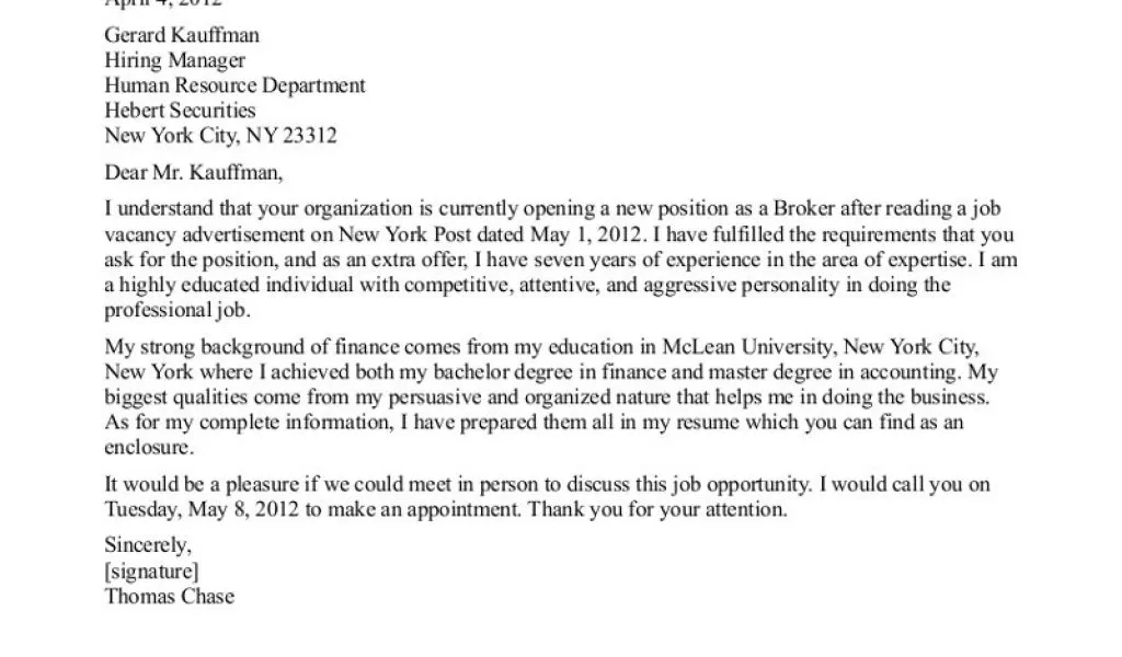 37779 cover letter formatting