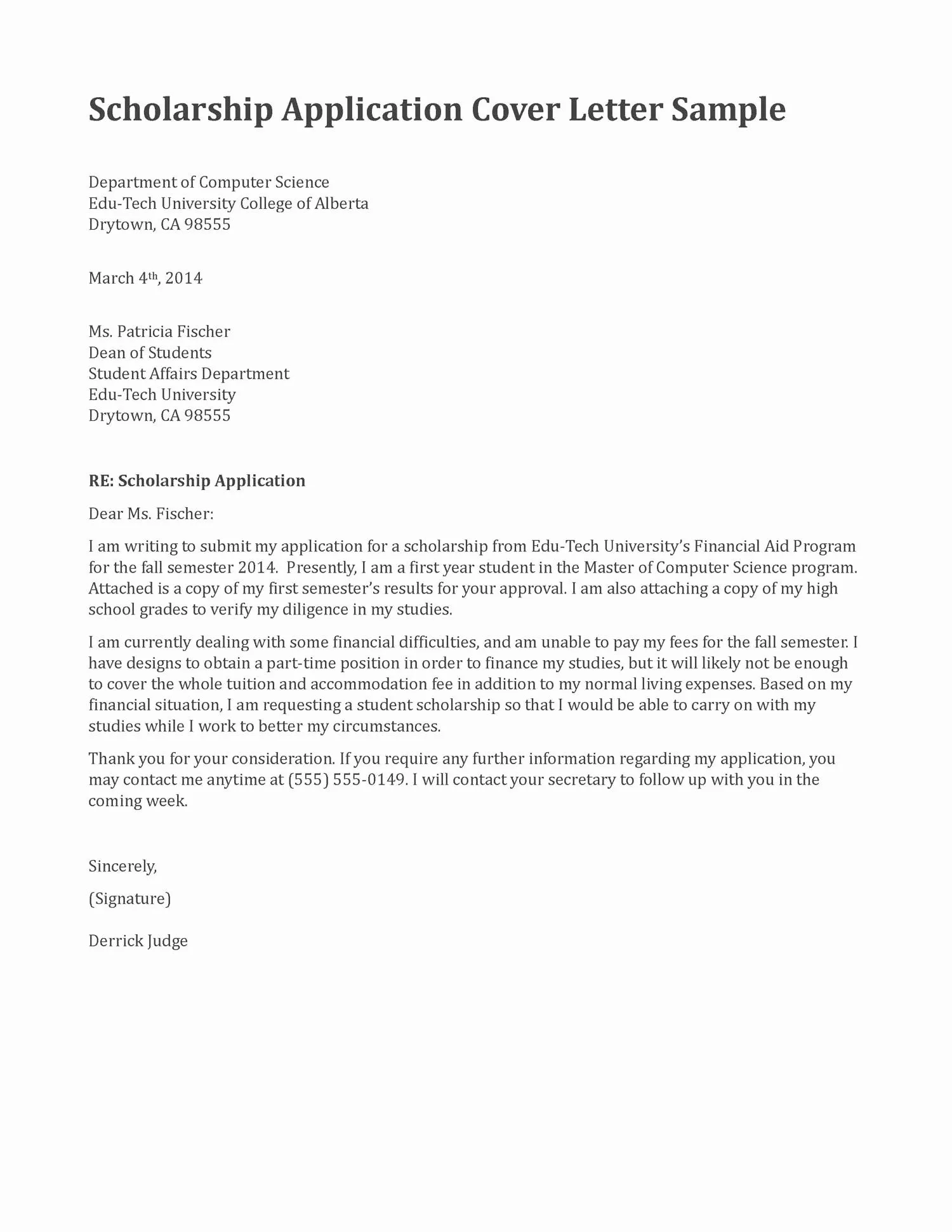 37783 scholarship cover letter header