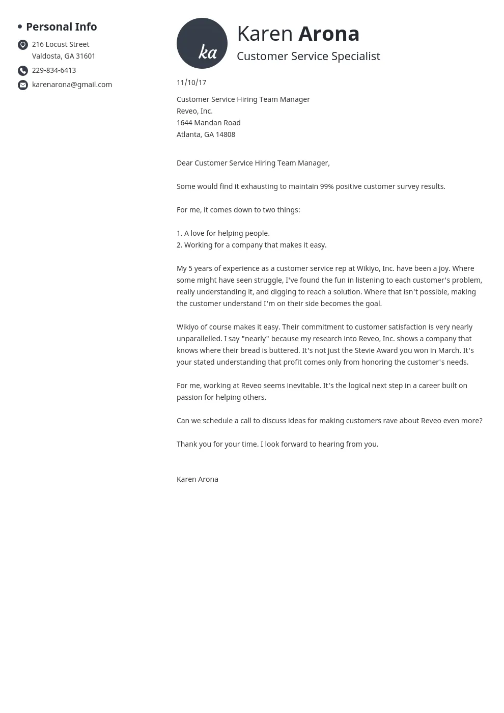 37788 keywords cover letter