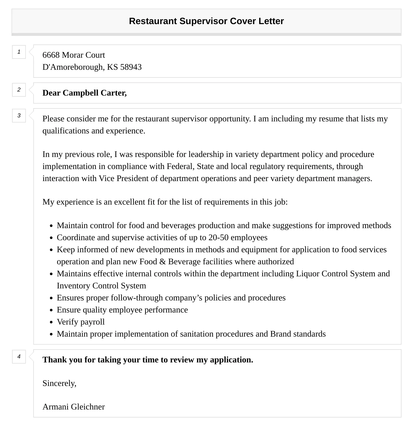 37794 restaurant supervisor skills