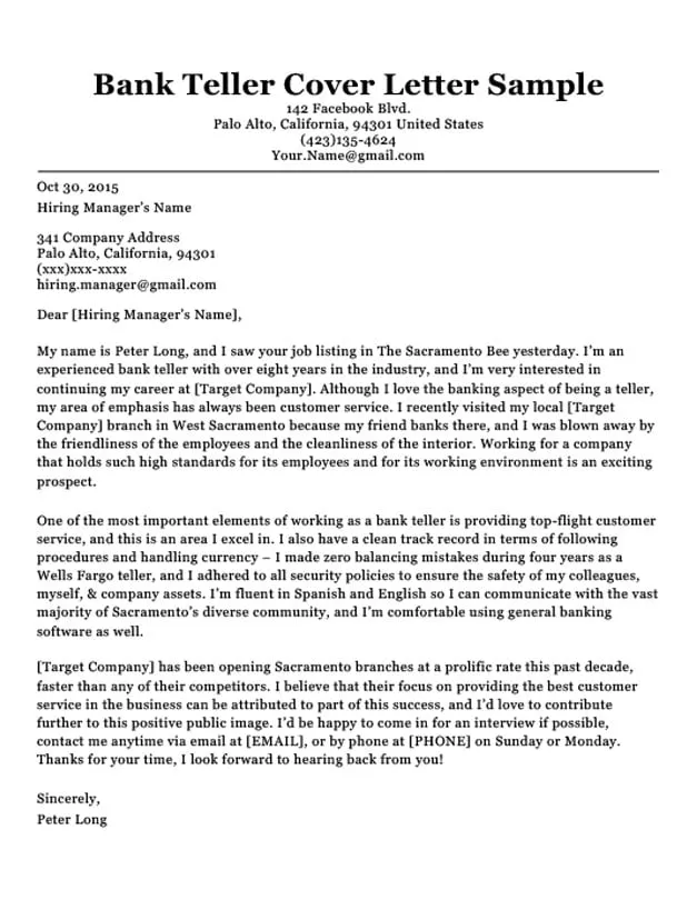 37795 bank cover letter tailoring