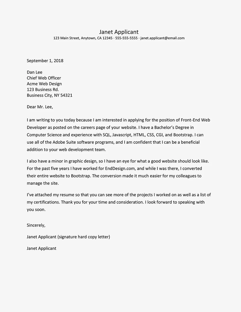 37804 it cover letter components