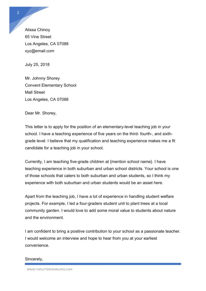 37806 cover letter tone