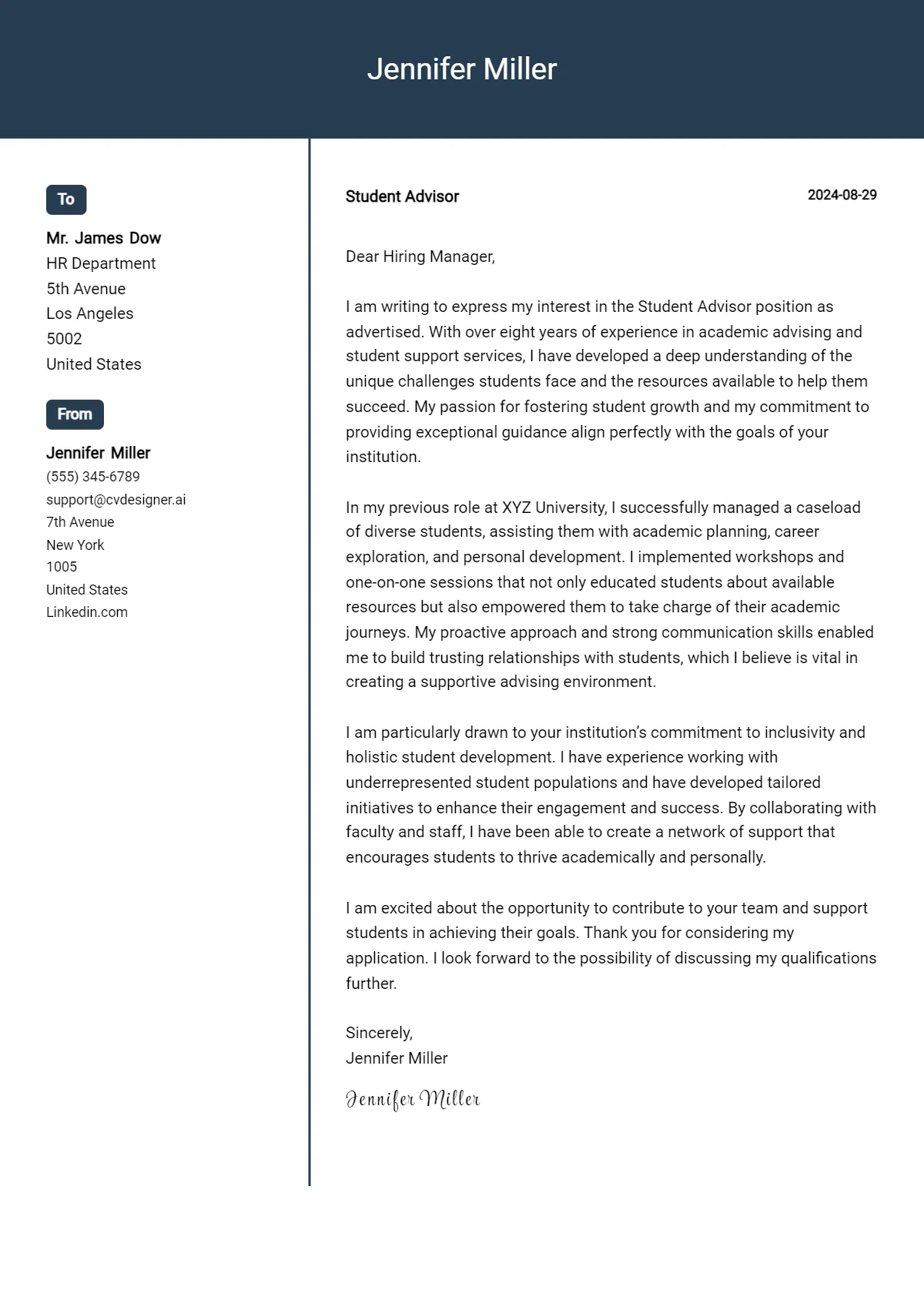 37817 cover letter header