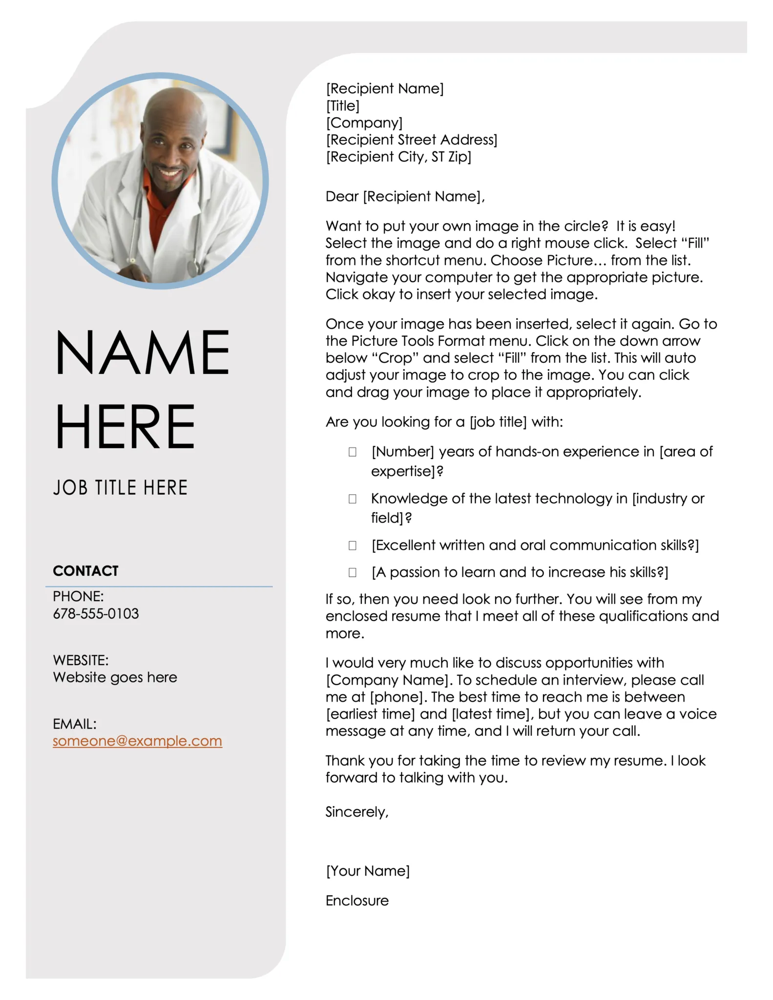 37823 cover letter results