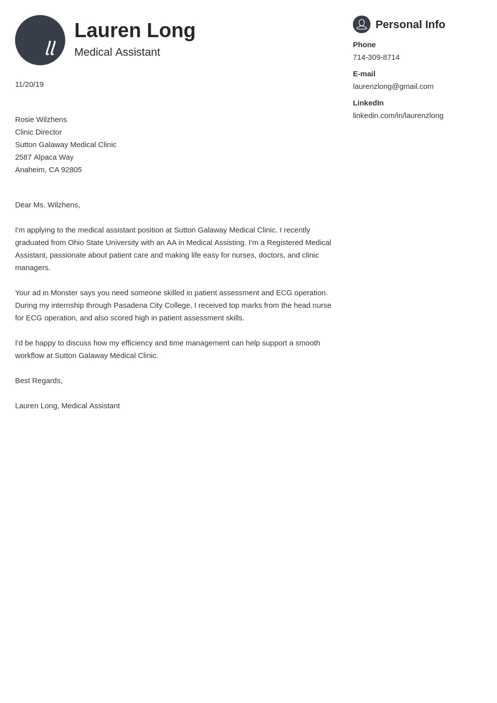 37824 medical assistant template