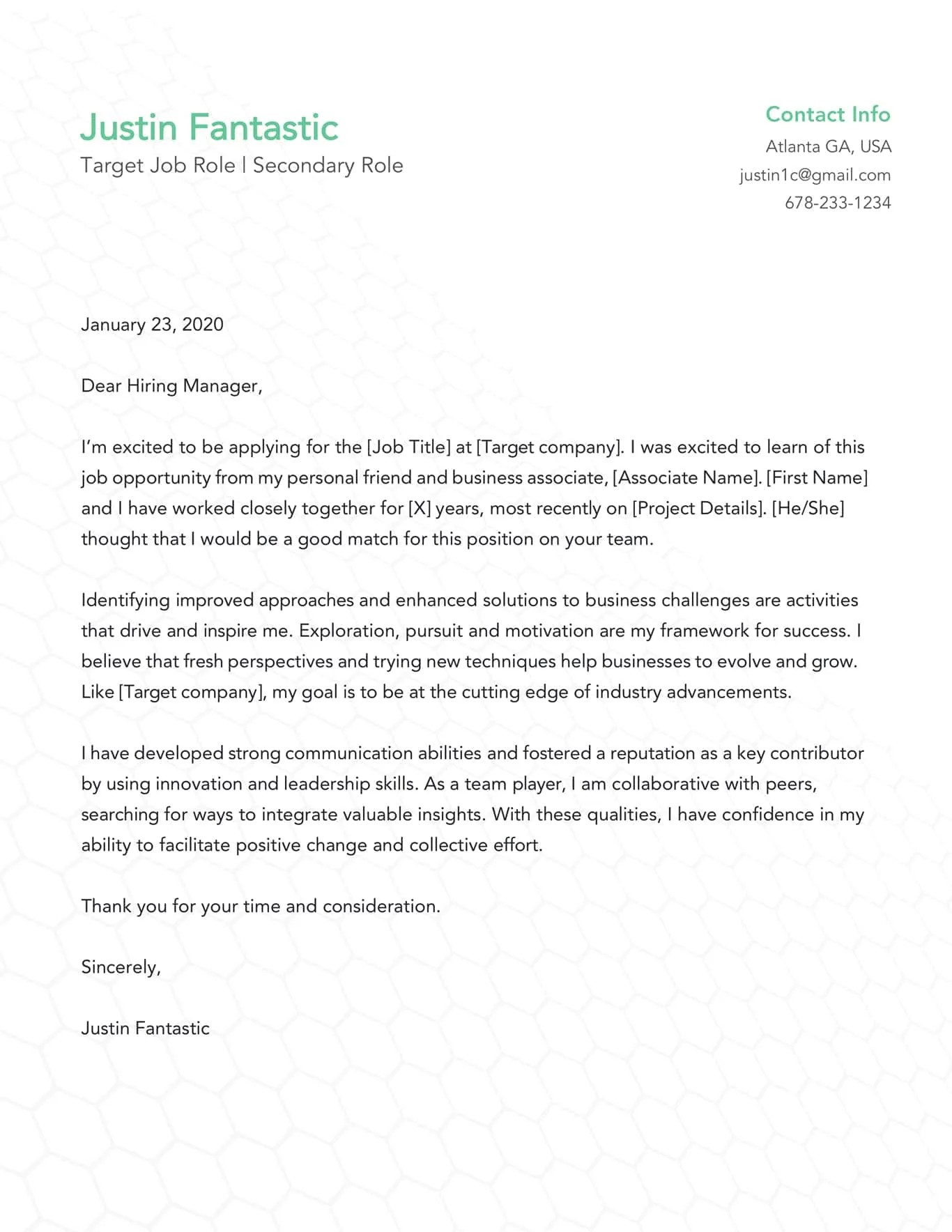37825 cover letter ats friendly