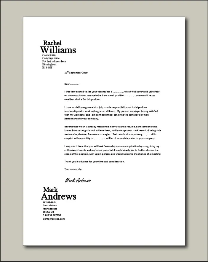 37825 cover letter online formatting