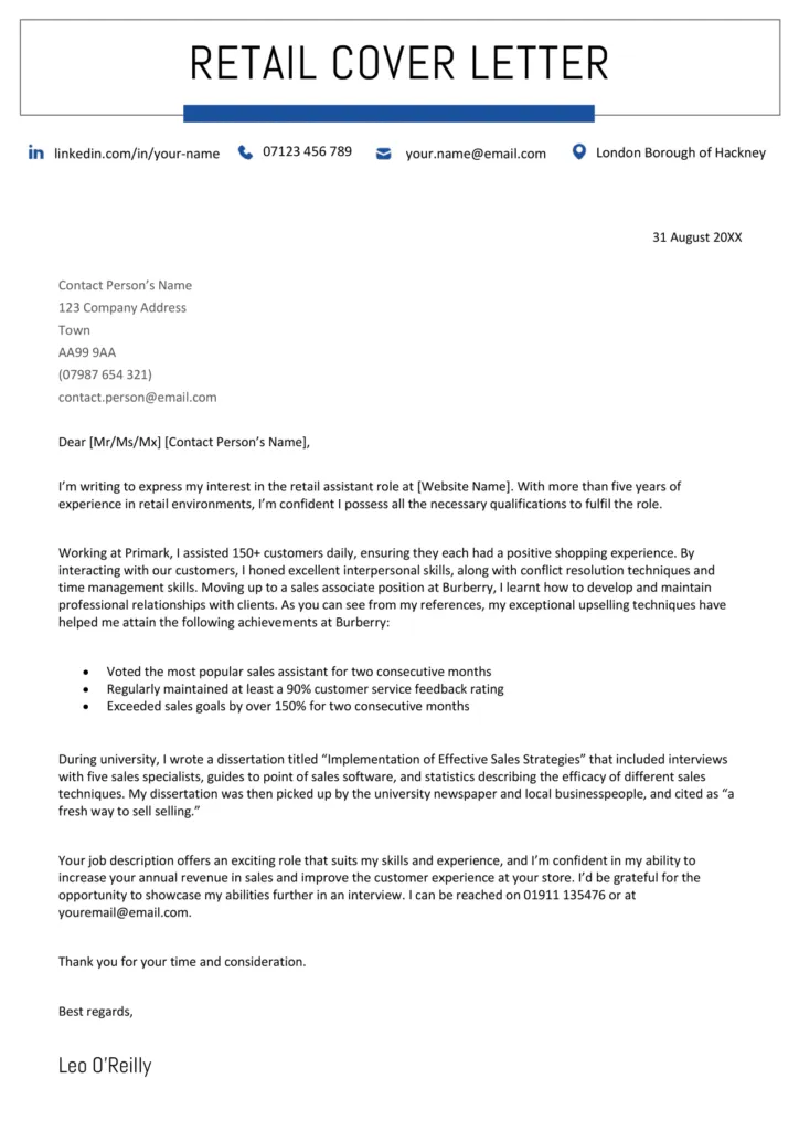 37826 cover letter formatting