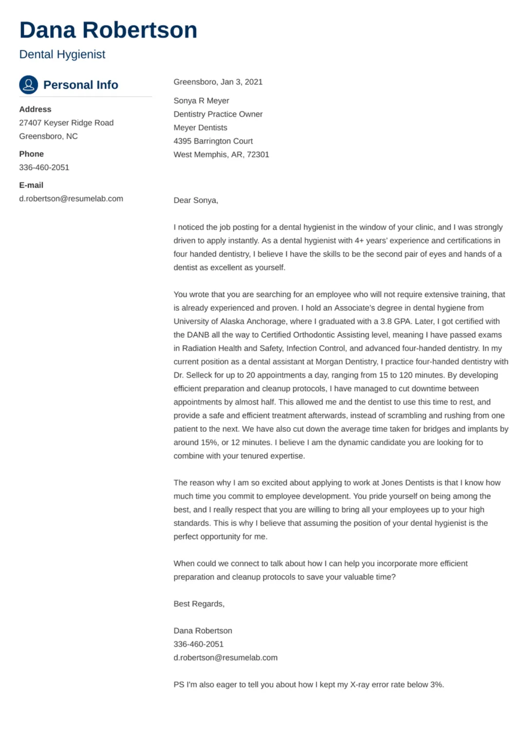 37830 cover letter formatting