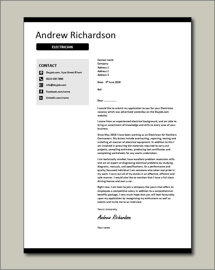 37843 cover letter formatting