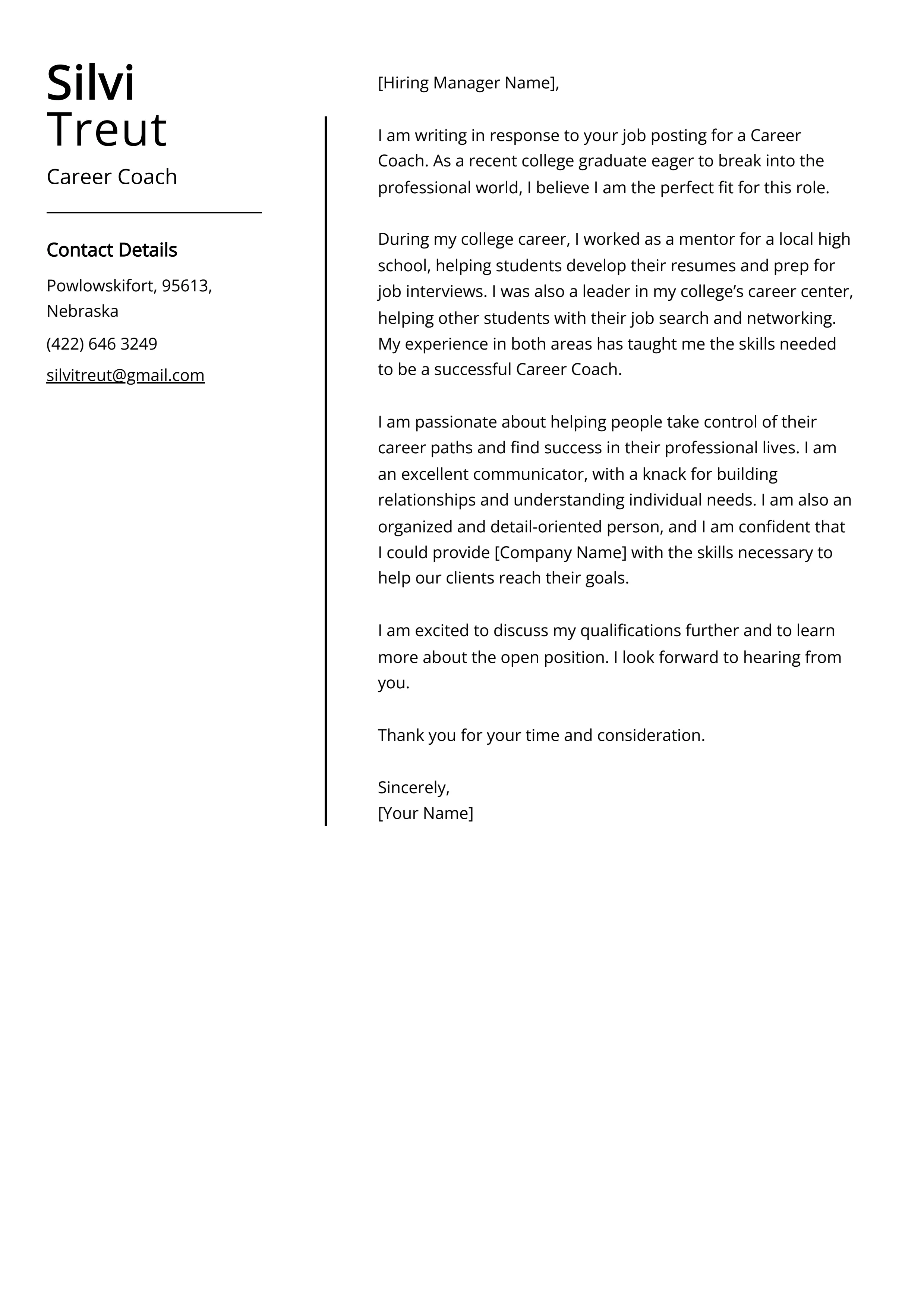 37846 cover letter structure