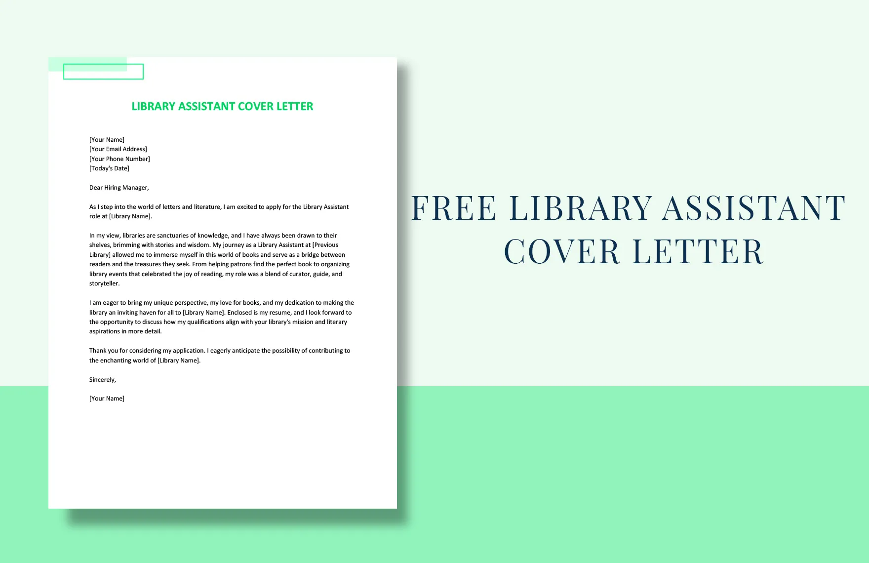 37856 library assistant cover letter skills