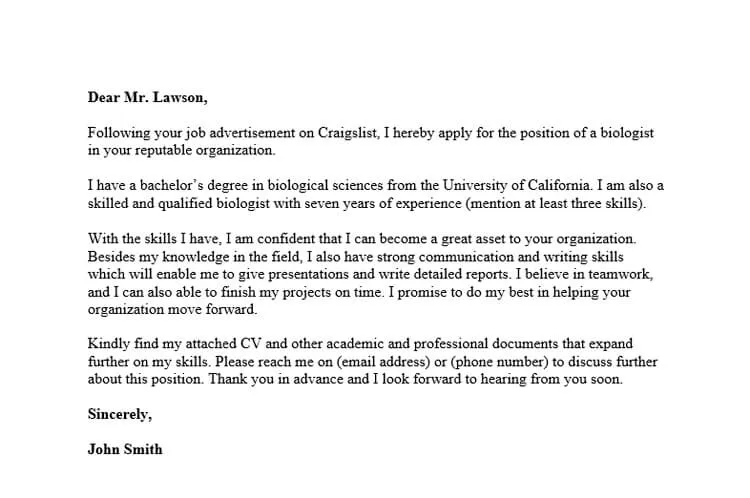 37858 biology cover letter achievements