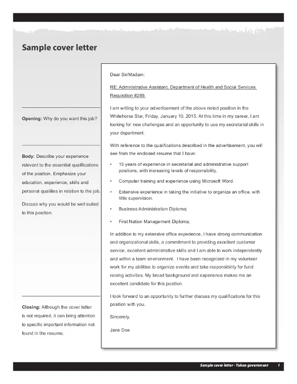 37865 proofreading cover letter