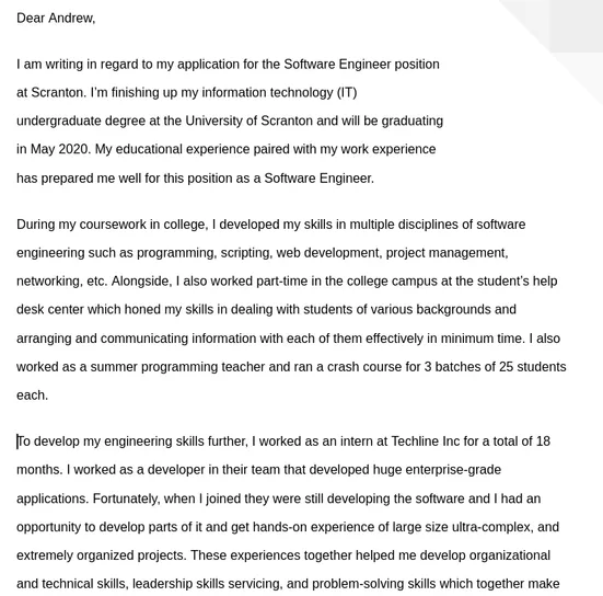 37871 it project manager cover letter