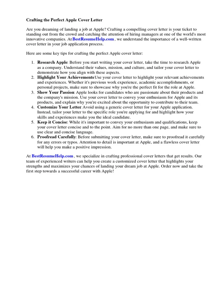 37873 apple jobs cover letter writing