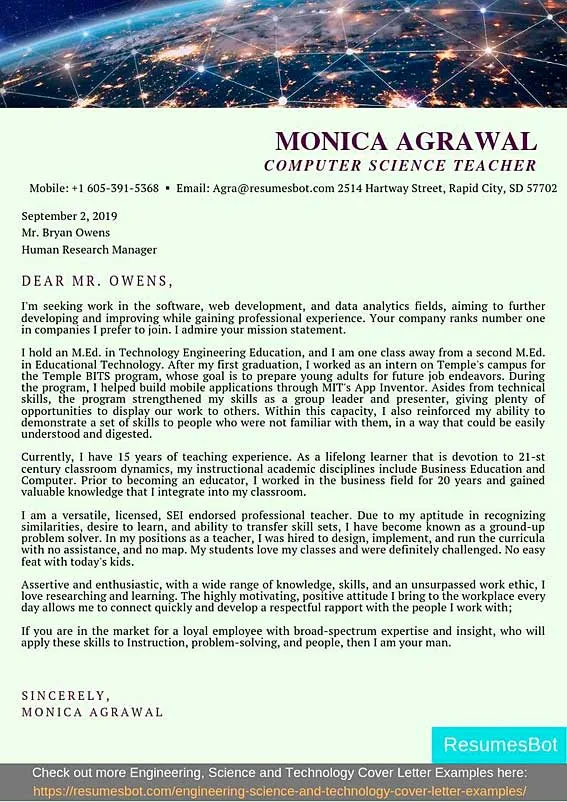 37874 key components cover letter