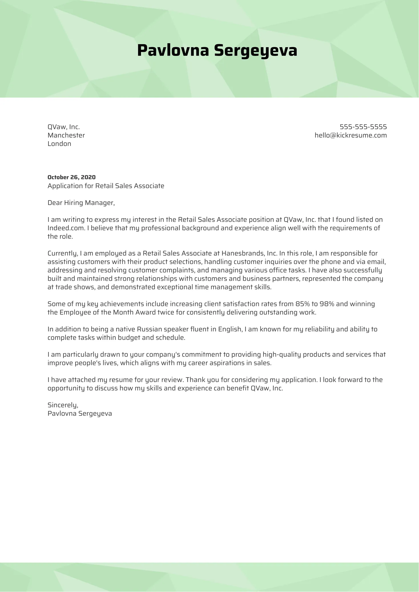 37876 sales associate closing