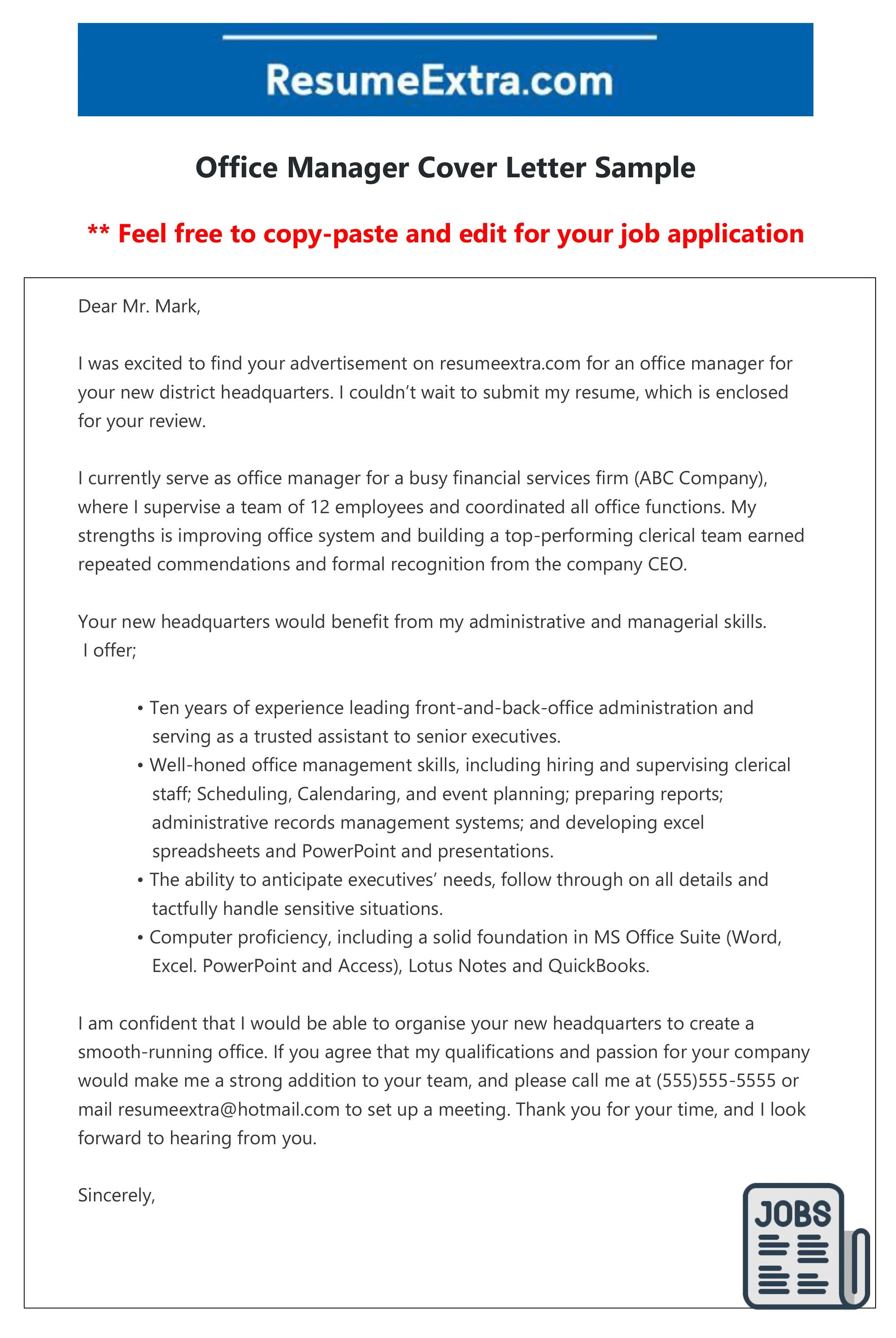 37878 tailoring cover letter