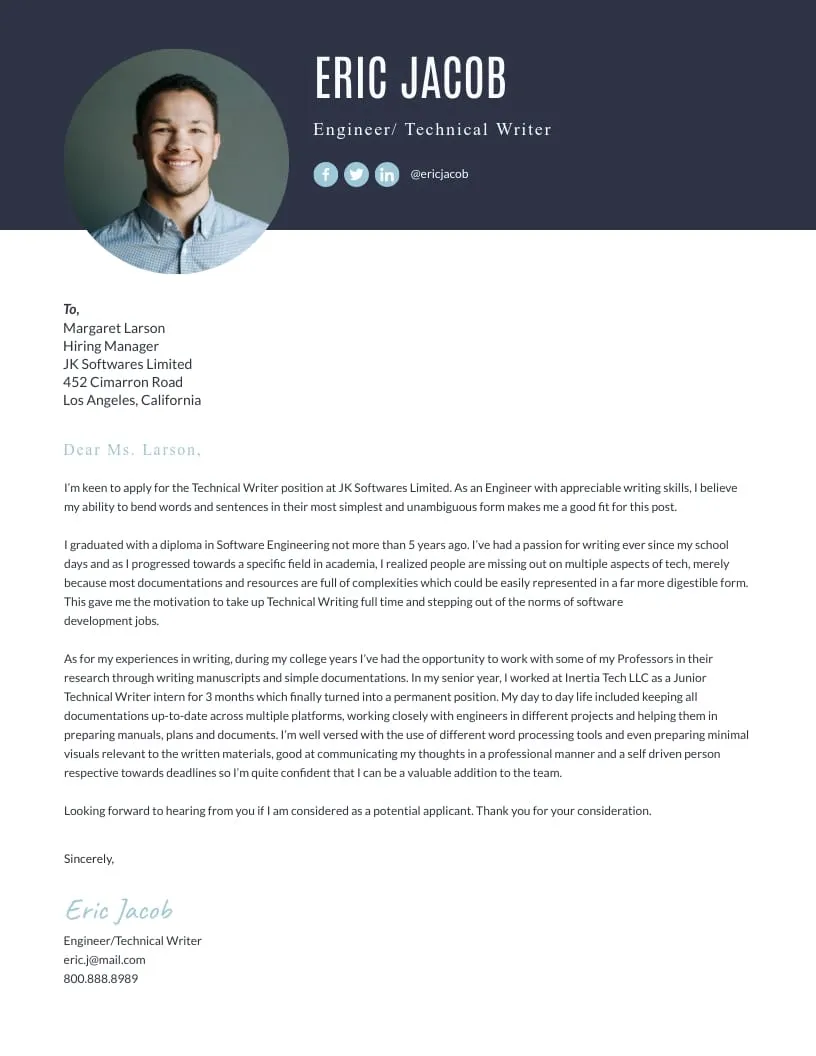 37885 tailoring cover letter
