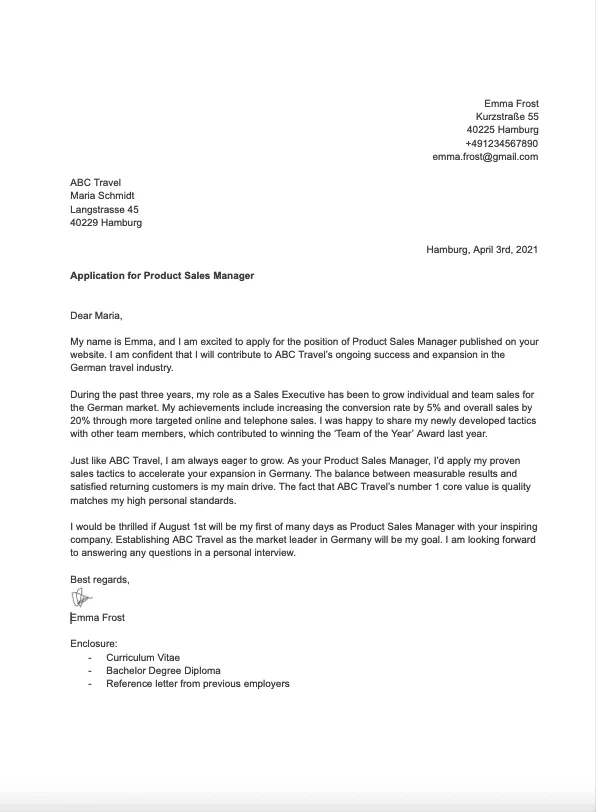 37931 enthusiasm german cover letter