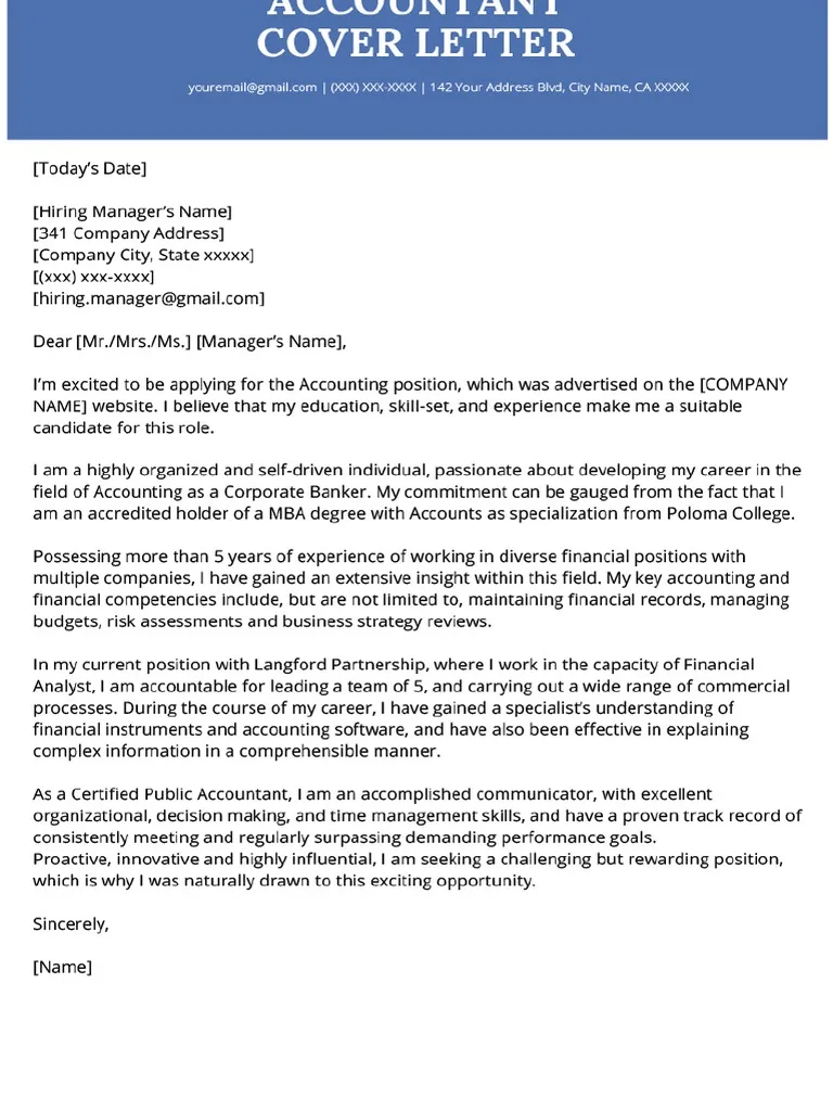 37937 accounting manager cover letter template