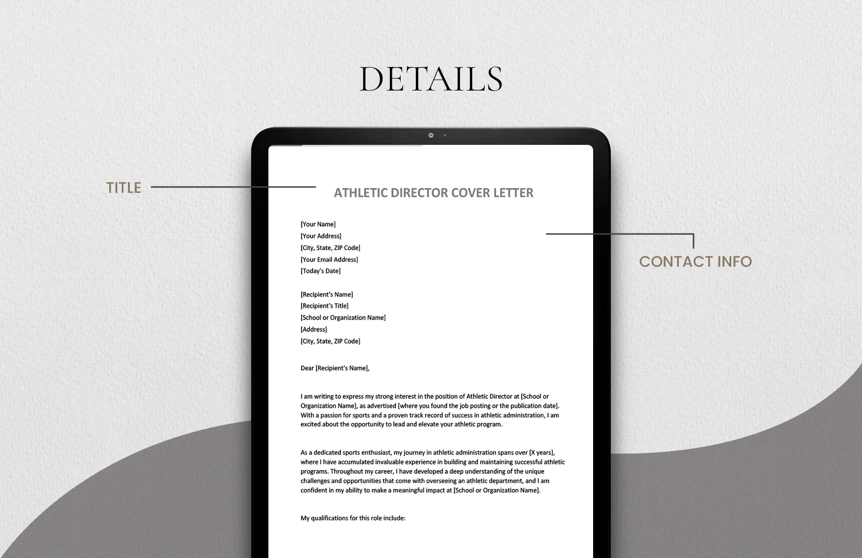 37941 cover letter formatting