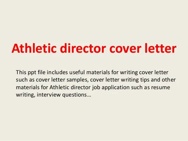37941 quantify achievements athletic director