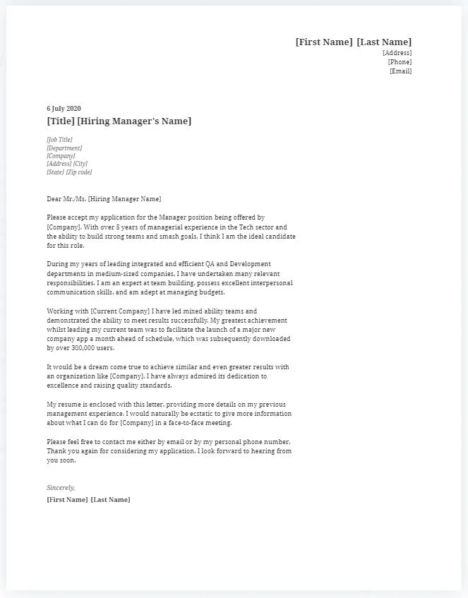 37946 manager cover letter body