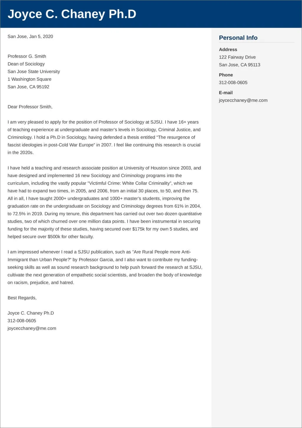 37956 tailoring cover letter