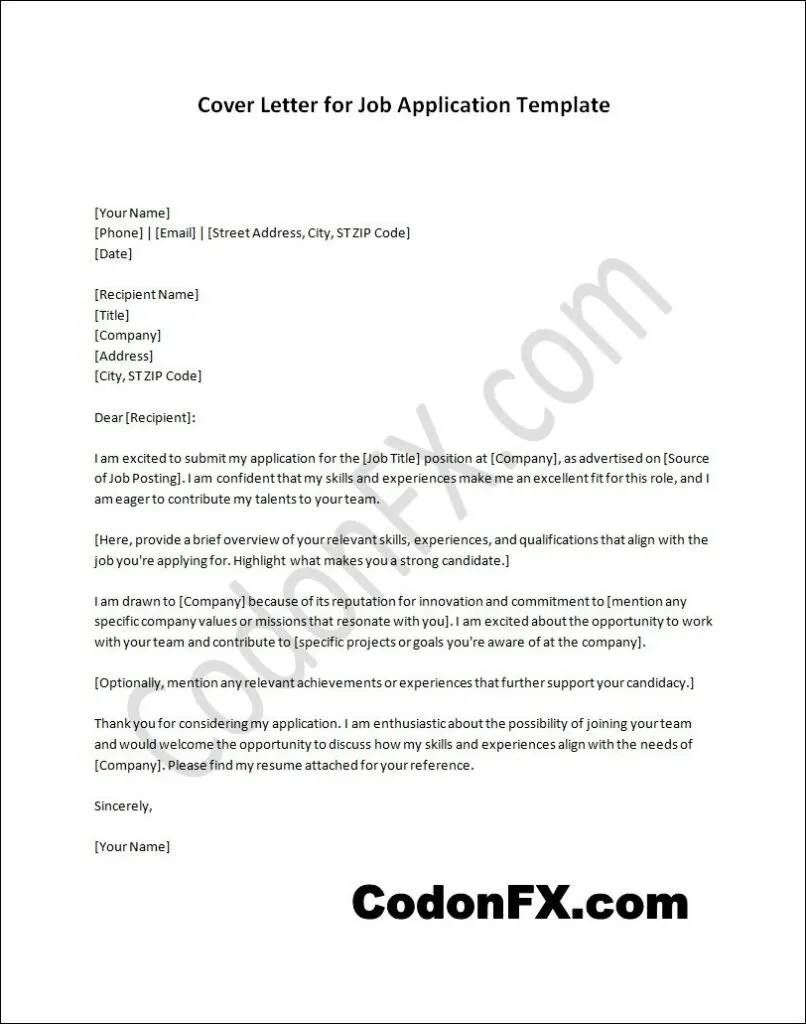 37960 cover letter formatting