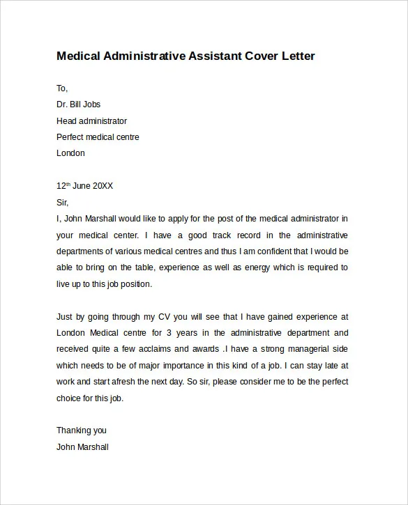 37963 medical office assistant cover letter mistakes