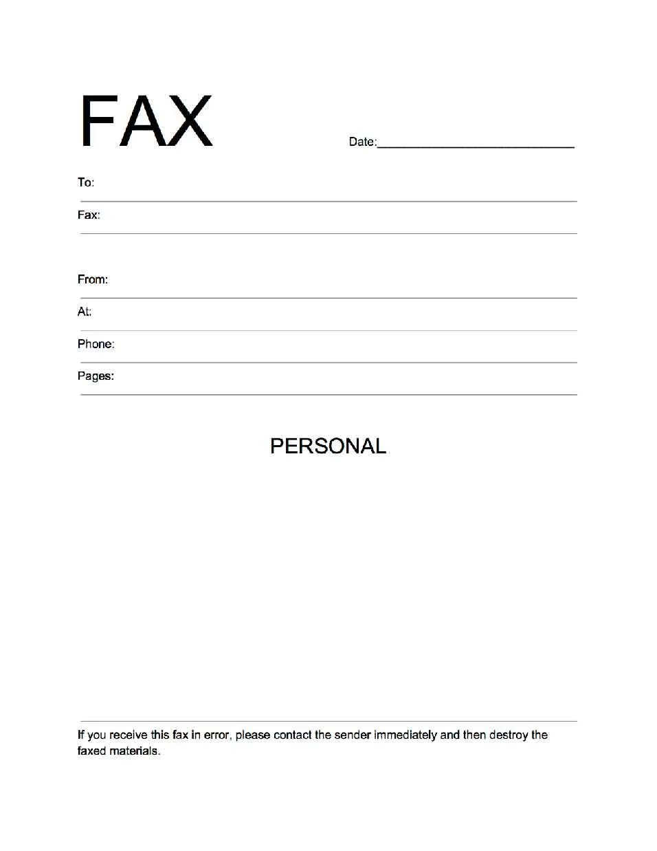37968 fax cover letter sample business