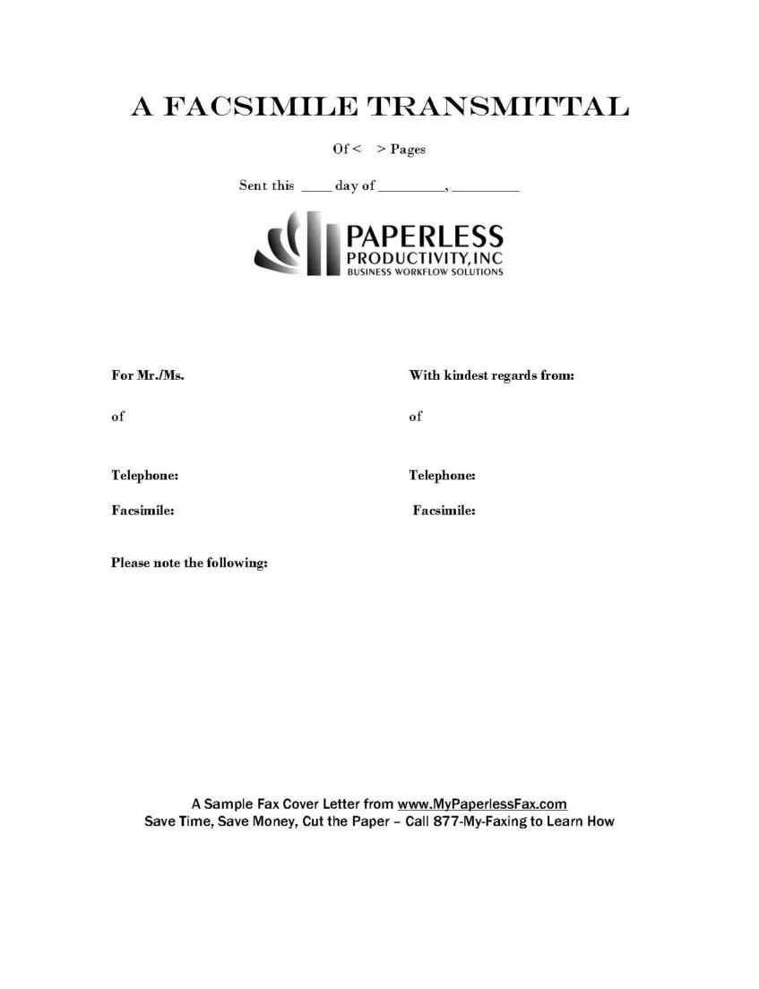 37968 fax cover letter sample legal