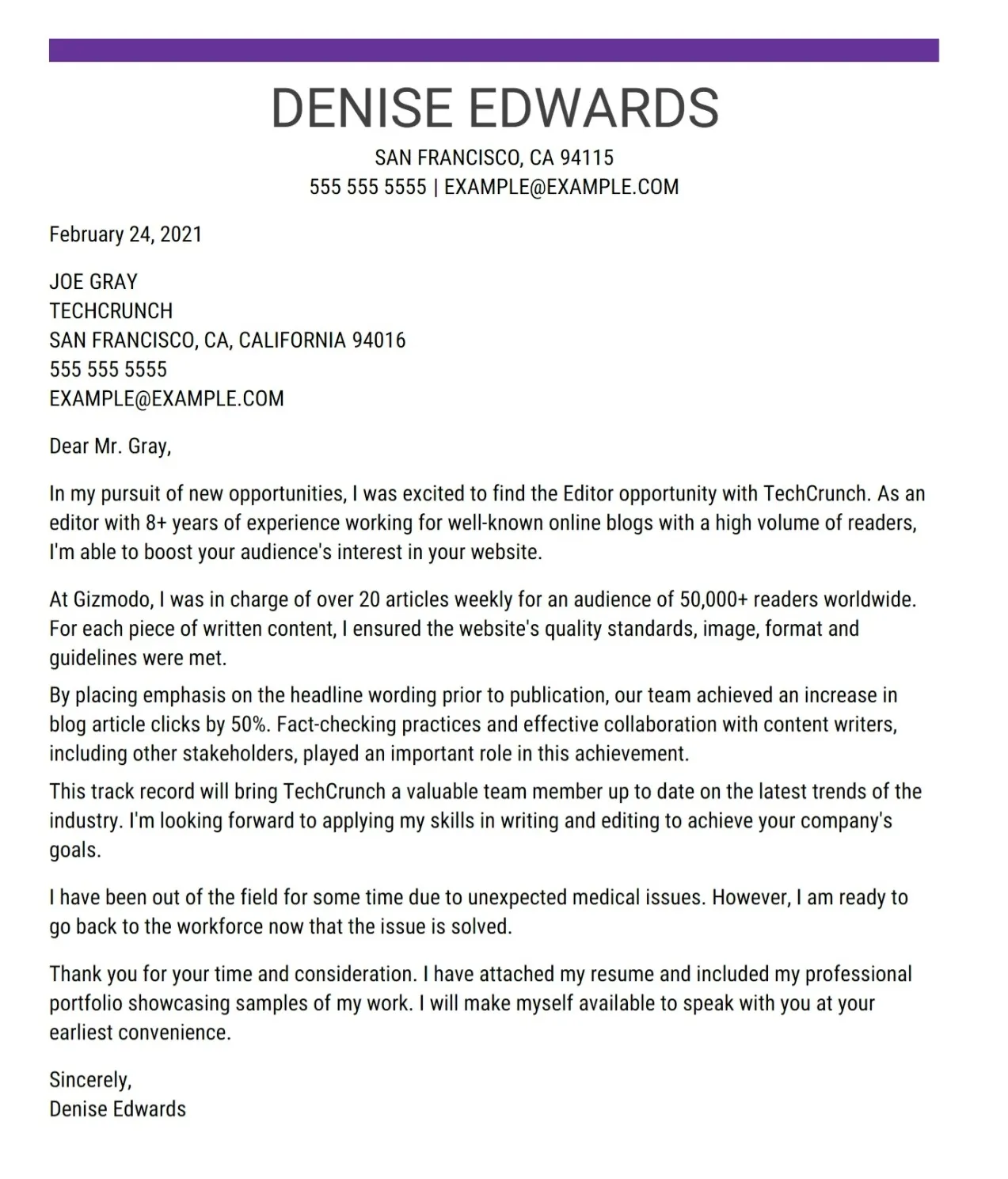 37969 cover letter formatting