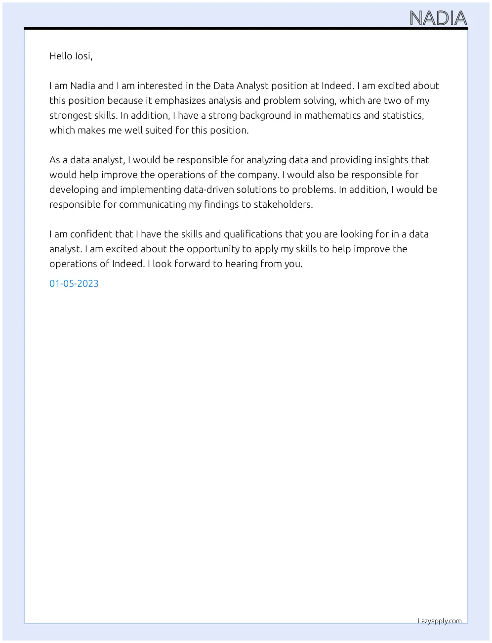 37976 cover letter importance