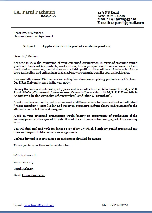 37977 formatting cover letter