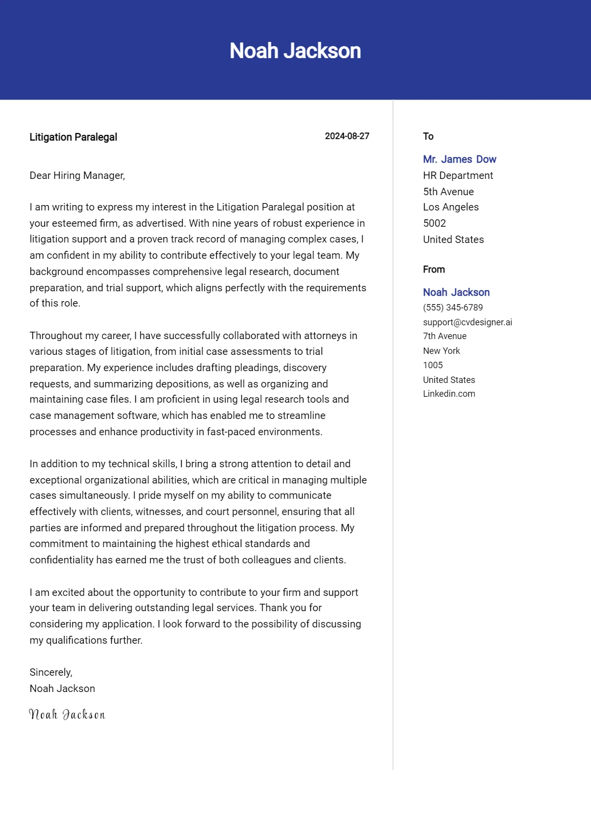 37986 litigation paralegal cover letter 2