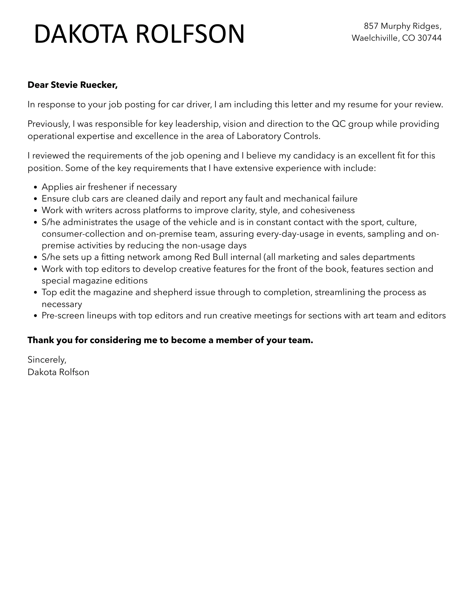 38001 car driver cover letter 5