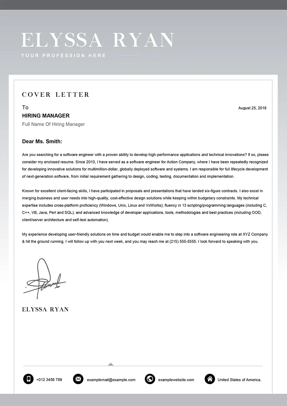 38002 executive cover letter