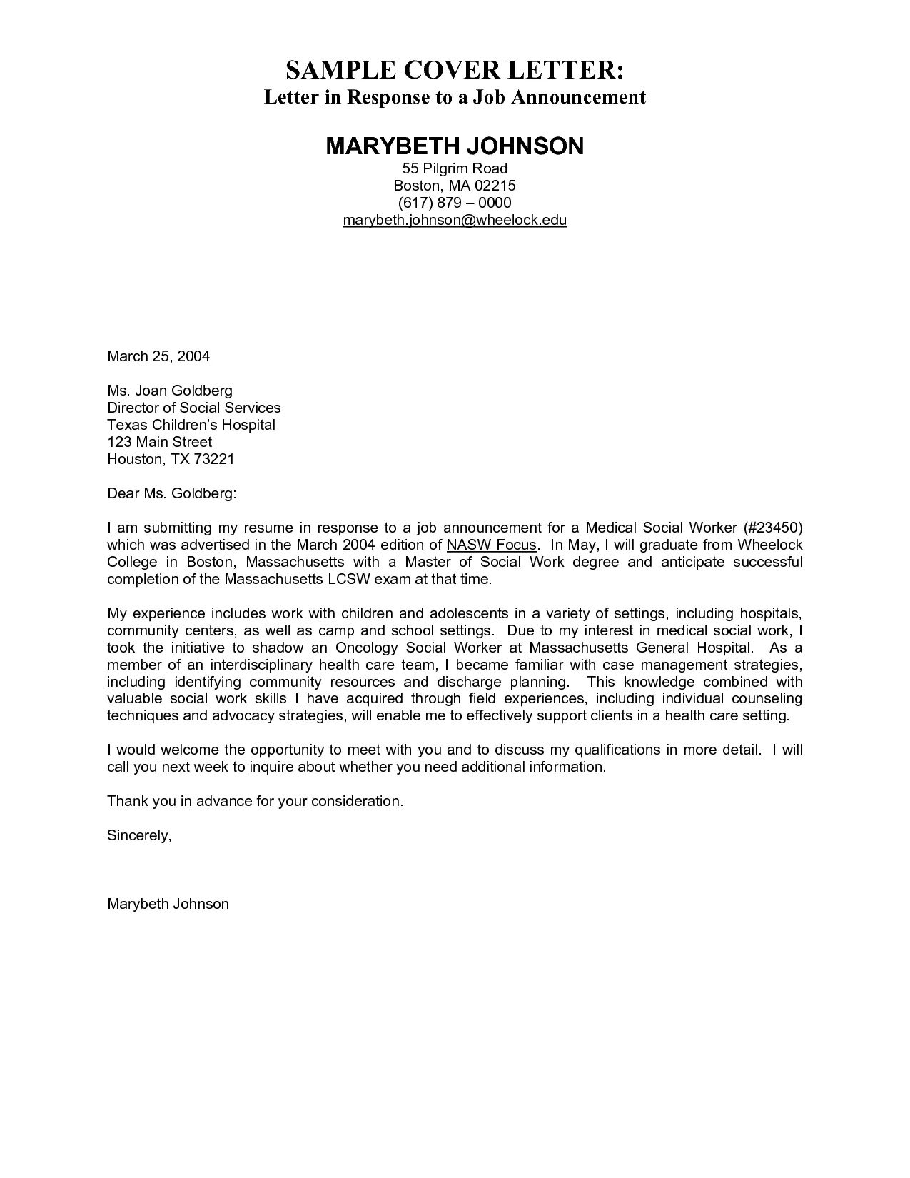 38004 cover letter professionalism
