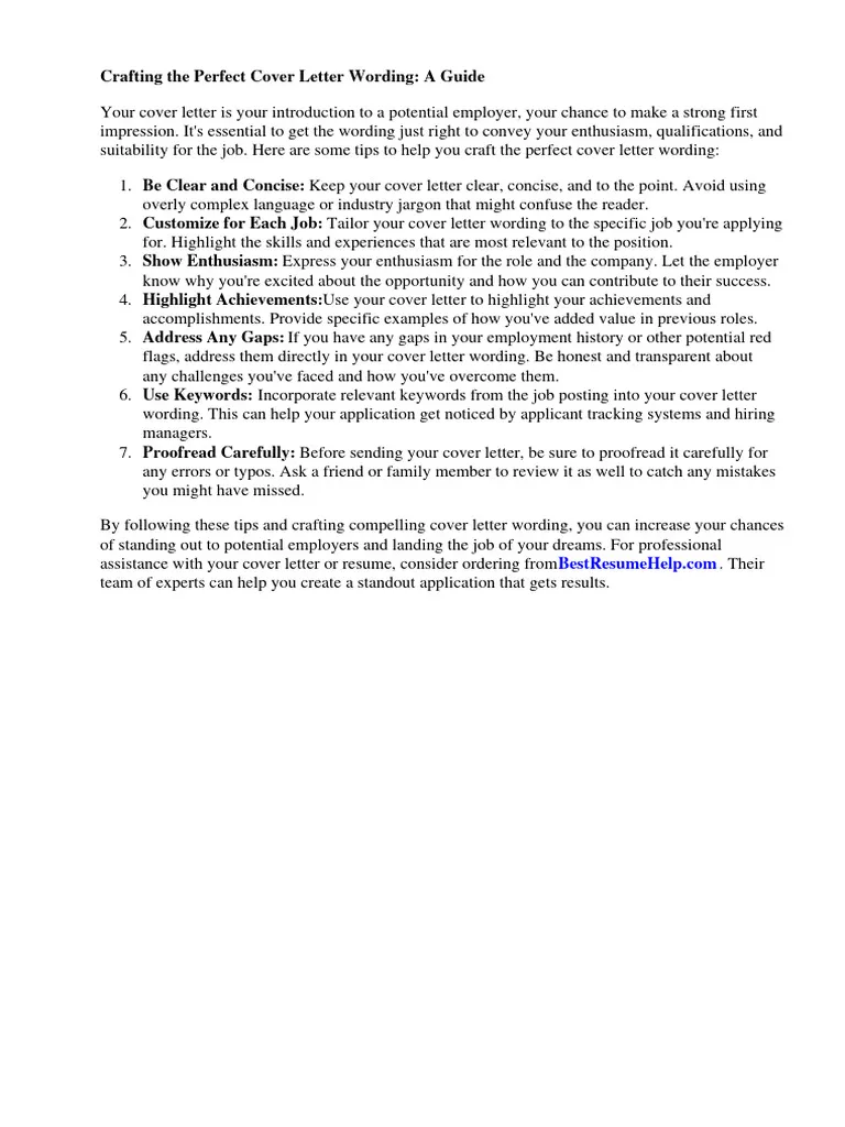 38004 cover letter verbiage main