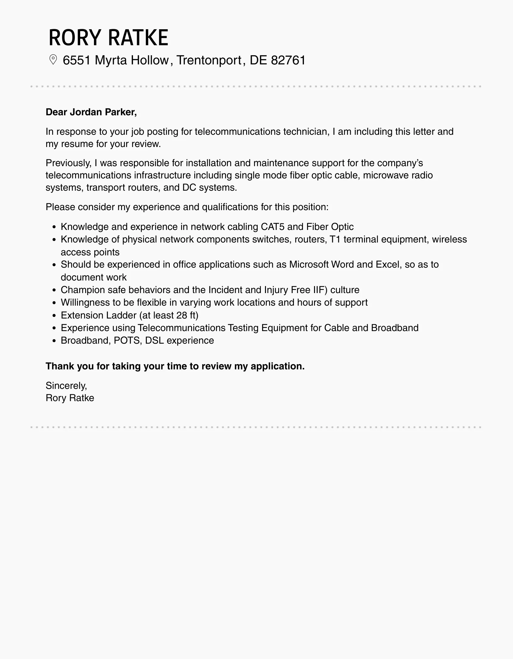 38005 telecom technician job search