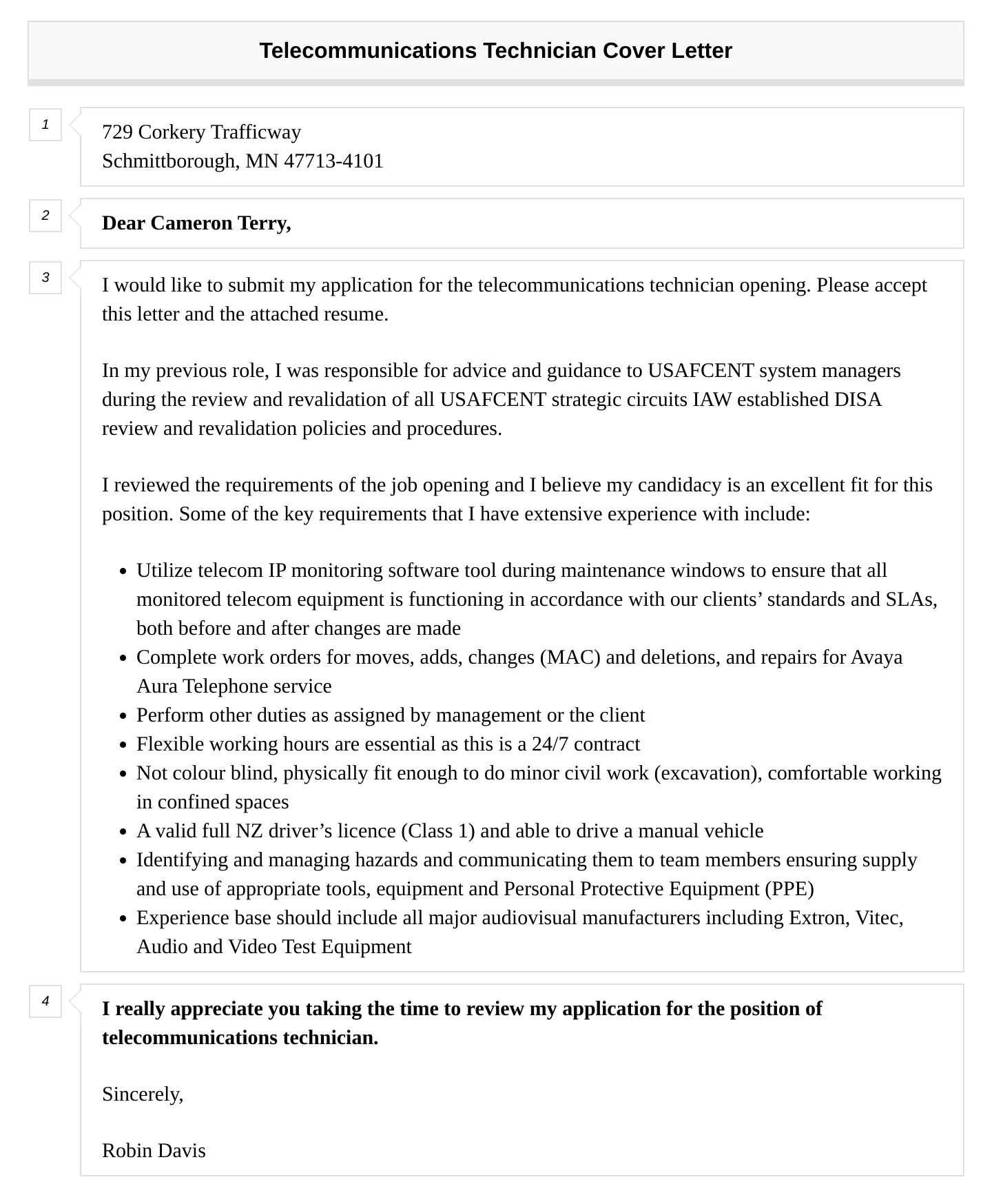 38005 telecom technician skills