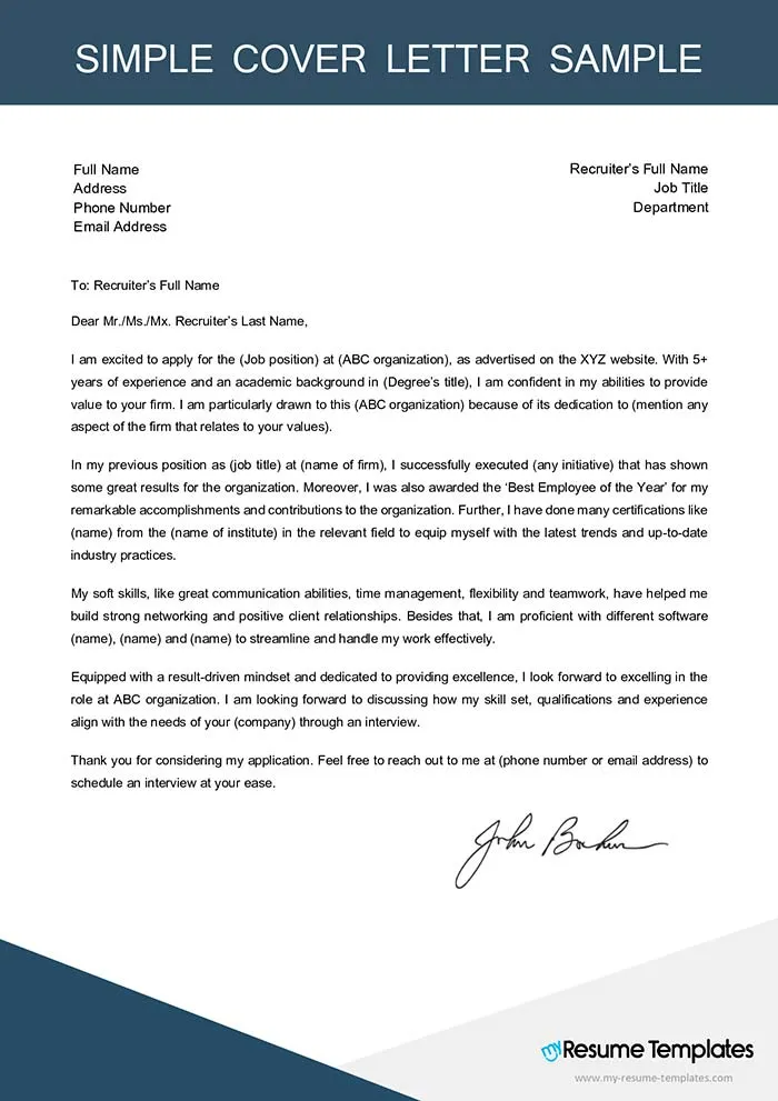 38008 cover letter elements
