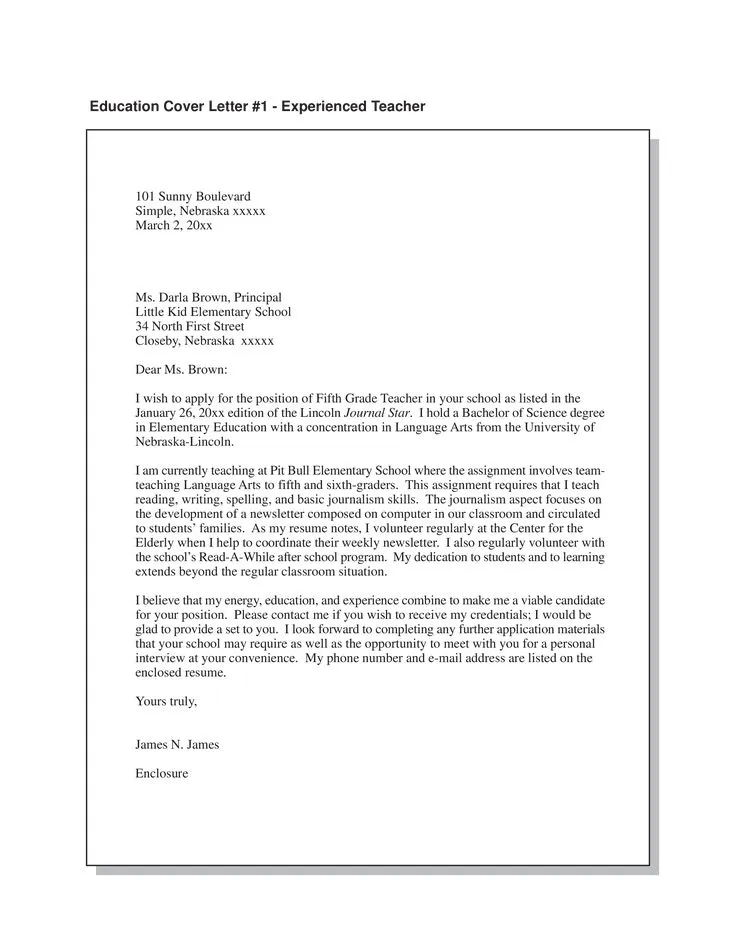 38011 cover letter formatting